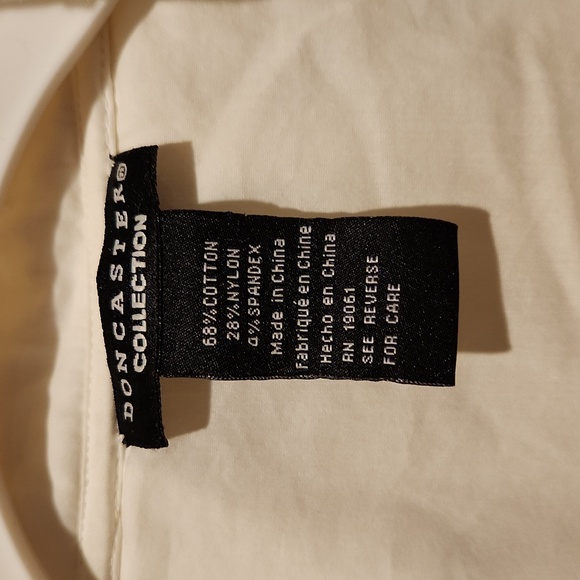 ❤️ DONCASTER COLLECTION POPLIN RUFFLED TOP / BLOUSE, 12W - Picture 5 of 9